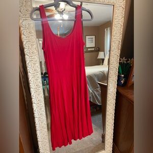 Olivia Rae Red Maxi Sundress for a Casual Night Out